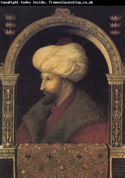 Gentile Bellini Portrait of the Ottoman sultan Mehmed the Conqueror